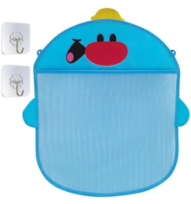 Almacenamiento de juguetes para bañera: organizador de red de juguetes de baño, almacenamiento de juguetes para bañera, soporte de juguetes de baño, organizador de juguetes de bañera, almacenamiento