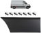 INLY Enjoliveur d'aile Cache latéral centre droite Compatible avec Master Movano B NV400 768F30006R (2010-2024)