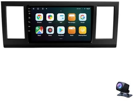 Android 9 Inch Touchscreen Car Radio Stereo for VW Volkswagen Caravelle 6 T6.1 T6 2015-2020 with Carplay Android Auto GPS Navigation with BT WiFi USB Mirror Link FM Auto Parts(2+32G)