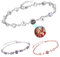 YRH Custom Photo Bracelet Personalized Projection Bracelets with Picture inside Memorial Gift for Women/Men/Family/Friend/Loved One-9 Colours