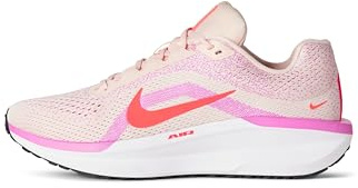 Nike Winflo 11 Straßenlaufschuh für Damen Laufschuh, Washed Coral/Fire Pink/Weiß/Bright Crimson, 38.5 EU