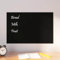 Tableau Noir magnétique Mural Noir 60x40 cm Verre trempé,Tableaux effaçables à Sec,2.9KG-347943