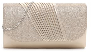 Tamaris Clutch TAS Amalia Plissee 34322 Damen Handtaschen Uni lightgold 243
