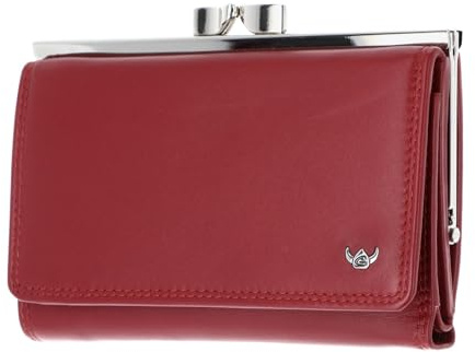 Golden Head Leder Geldbörse Polo RFID Protect Bügelbörse 2157 Rot dunkelrot