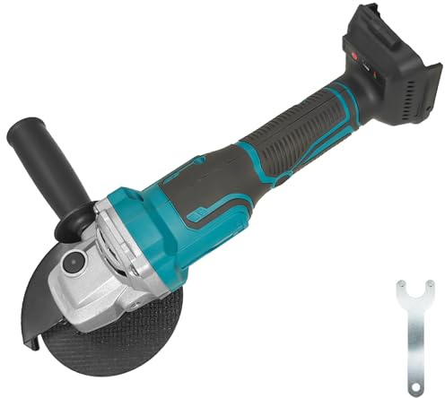 JUTOSGSKW Akku-Winkelschleifer, Bürstenloser Motor - Akku-Flex-Trennschleifer zum Schleifen, Schneiden und Polieren. 10000 U/min (9000 RPM)