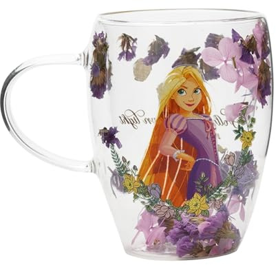 empireposter Principessinnen Blumendesign - Rapunzel - Bicchiere da tè