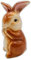 Wichtelstube-Kollektion XL Osterhase braun glasiert Osterdeko für innen und außen Osterhase Keramik Deko 21 x 10 x 11, 5 cm