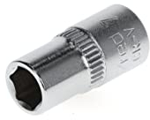 GEDORE red Douille, Entraînement 1/4 6,3 mm, 6 pans, Diamètre 7 mm, Outil, R41000703, Acier chromé