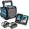 Makita DMR202 10.8-18V CXT/LXT Jobsite Speaker with 2 x 3Ah Batteries & Charger - Blue