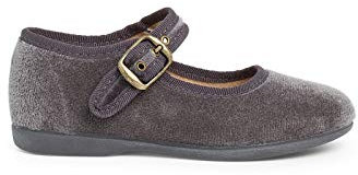 Pisamonas Scarpe Bambina Velluto Fibbia Misurare 28 Colore Grigio
