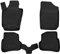 WALSER XTR Gummi Fussmatten Auto für Seat Ibiza 4 ST (6J8, 6P8) 2010-2016, 100% passgenaue Auto Fußmatten, robuste Universal Fußmatte Auto, Gummimatten Auto, Auto Fussmatten Gummi