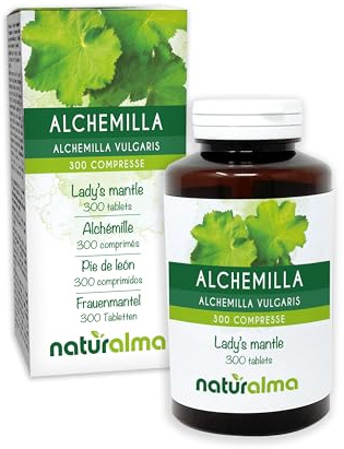 Alchemilla (Alchemilla vulgaris) erba Naturalma - 150 g - 300 compresse - Integratore alimentare - Naturale e Vegano