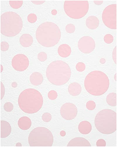 WANDfee Wandtattoo Punkte I Farbwunsch I pastell rosa I Wandsticker Wandaufkleber Wanddeko für Kinderzimmer Babyzimmer Mädchen Junge