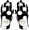 LOVMEAD Damen Golf Handschuh Golfhandschuhe Leder mit Ballmarker All Wetter Linke Rechte Hand Paar, Damen-Golfhandschuhe Rain Grip Weathersof rutschfest Sport (Schwarz, M)