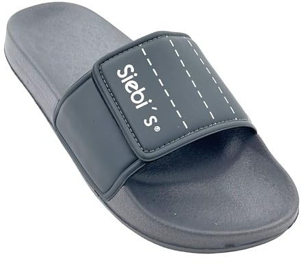 Siebi's Badeschuh Herren - Henry - Slipper mit Klettverschluss