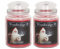 Woodbridge Große Duftkerze im Glas mit Deckel | 2er Duftkerzen Set Santa's Magic | Duftkerze Weihnachten | Kerzen lange Brenndauer | Raumduft für Zuhause | Kerze 2 Docht