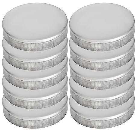 POCHY Runde Geländerkappe, Galvanisiertes Eisen, 10 X Pfostenkappe Für Zaunpfosten, Schutzabdeckung Der Spitze des Zauns,100mm