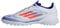 adidas Unisex F50 League Football Boots Turf, Cloud White/Solar Red/Lucid Blue, 13 UK