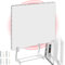 tectake Hybrid Infrarot Heizung mit Thermostat und Kippschutz, Infrarotheizung Standgerät, Wandheizung elektrisch, Infrarotheizung Deckenmontage, Elektroheizung, Paneel - 450W
