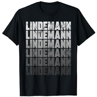 Familienname Lindemann Geschenkidee Team Lindemann T-Shirt