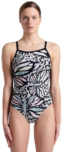 ARENA Damen Badeanzug Butterflies Black-Black Multi 38