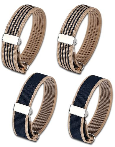 UEPOA Ärmelhalter, 2 Paar Anti Rutsch Hemdhalter Hosenträger Damen Universal Hemd Halter Armelhalter herren für Kellner Damen Herren Hemd, Zum Fixieren Von Langen Ärmeln