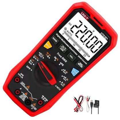 rongweiwang Uni T Digitalmultimeter Serie mit USB Kommunikation, automatischem Induktionsfrequenz Voltmeter, professionellem Multimeter, UT61E+, eins
