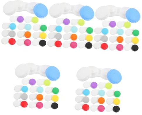 Didiseaon 60pcs Decorative Contact-Lens Box Small Lens Storage Case Organizer Portable for Daily Lenses