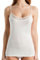 GARDA - 3 pz Canotta Donna in Filo di Scozia con Spalla Stretta con Pizzo Art. 0160 (6/XXL, Nero)