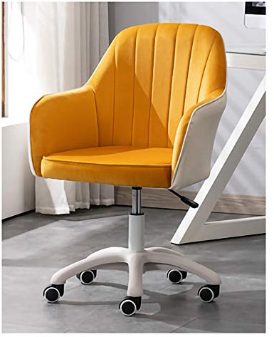 Drehbarer Schreibtischstuhl, Drehbarer Schreibtischstuhl, Drehstuhl, Ergonomischer, verstellbarer Bürostuhl, Dickes Sitzkissen, Dreh- und Schaukelstuhl mit starker Lendenwirbelstütze vom Schildt