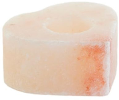 DKD Home Decor Portacandele rosa naturale sale 11 x 11 x 5 cm (2 pezzi)
