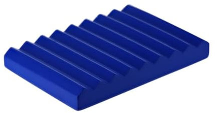 Tendance - Porte Savon en Ciment - Bleu Majorelle