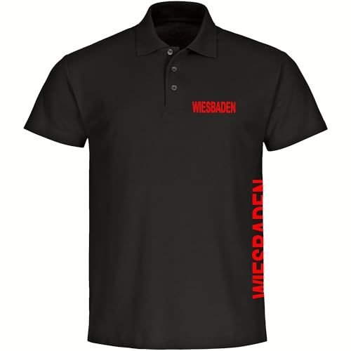 multifanshop Poloshirt - Wiesbaden - Brust & Seite