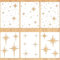 6pcs Pochoirs Étoiles, Pochoirs Étoiles Brillantes pour Peinture Grand Pochoir Étoile Réutilisable pour Peinture Pochoirs Étoiles Scintillantes Pochoirs à Dessin pour Peinture sur Mur Porte