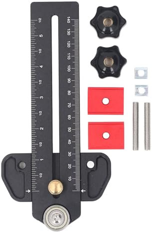 YUKOFE Thin Rip Jig, verstellbarer Parallelanschlag, präzises und sicheres Rückschlagschneiden, kompatibel mit Tischkreissägen, Bandsägen, Fräsmaschinen, für die Holzbearbeitung