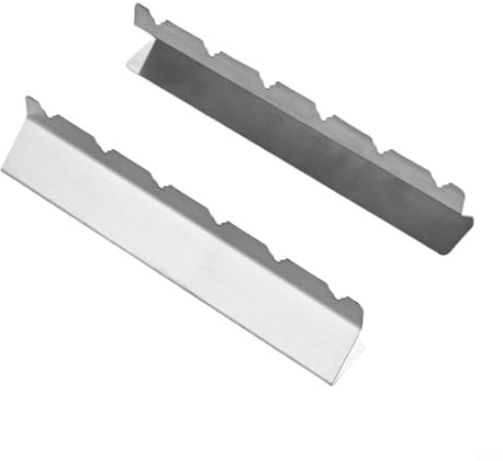 Edelstahl BBQ Spießständer Set 2 Stück Für 6 Und 9 Spieße Grillhalter Kebab Rack Vielseitig Einsetzbar Leichtes Wenden Verhindert Anbrennen Präzise Abstände Sicheres Grillen(6 Slot)