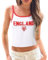 Vintage Graphic Baby Tees for Women England Shirt Y2k Tops Crop Jersey 2000s Summer Going Out Tops 2025 New