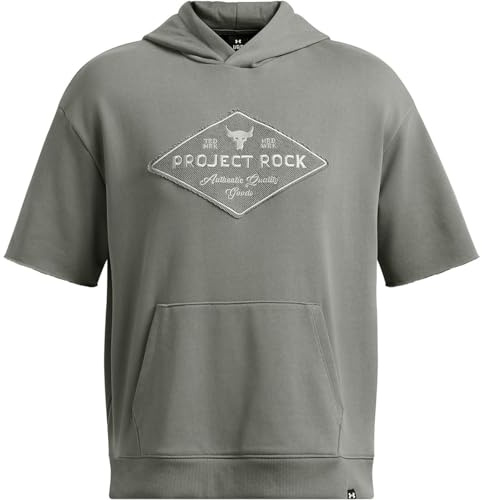 Under Armour Mens PR Short Sleeve Hoodie Green M