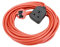 First4spares Universal 10 Metre, Orange Power Extension Lead Cable with a UK 3-Pin Plug