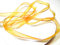 CaPiSo 10mm Organzaband Schleifenband Geschenkband Chiffonband Organza (Gelb, 100m)