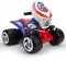 INJUSA - Wrestler Spidey Electric Quad, For Children Aged 1-3, 6V Battery, Wide and Stable Wheels, Accelerator Pedal, 3 km/h, Blue