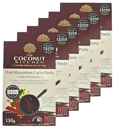 The Coconut Ktichen Thai Massaman Curry Paste 130g Parent (6 Pack)