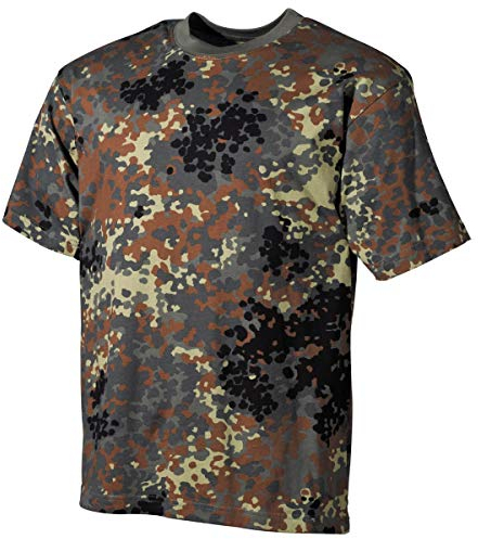 MFH 00103V US Army Herren Tarn T-Shirt (Flecktarn/4XL)