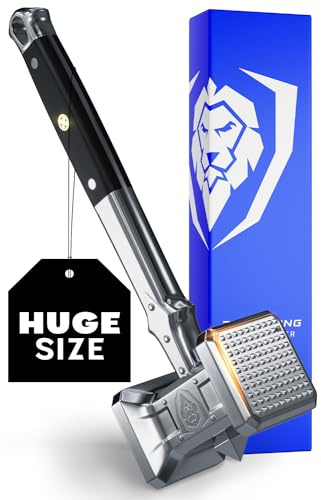 DALSTRONG Meat Tenderizer - Dual Sided, Heavy Duty & Extra-Large Meat Hammer - High-Carbon Stainless Steel - G10 Handle