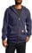 Carhartt Midweight Hooded Zip-Front Sweatshirt Maillot de survêtement, New Navy, XS pour des Hommes