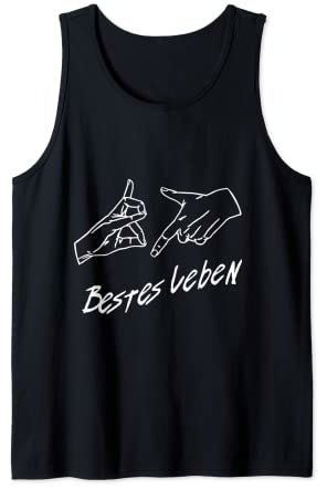 187 Bestes Leben Handzeichen Tank Top
