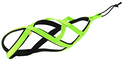 Dingo Hundegeschirre Sled Farbe Grün Zuggeschirr Canicross Bike-Ski-Jöring Training Dogtrekking Große M 15072