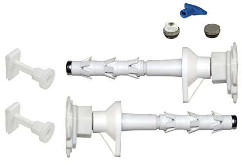HK Befestigung für Flachheizkörper Kompaktheizkörper, Bohrkonsole Bohrkonsolen, Ideal für Lochziegel Porenbeton Zellenbeton (mit Stopfenset)