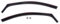 SCOUTT | GP Windabweiser Regenabweiser Passend Für Proace ab 2016, Schwarz, Getönt, Set 2-Teilig, Aerodynamisch, Acrylglas