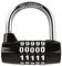 Oxford Products LK102 5-Digit Combination Padlock, Black, One Size